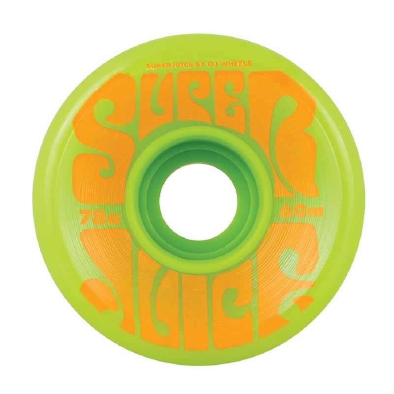 OJ Skateboard Wheels Super Juice 60mm 78a Skateboard Wheels - Green - Image 1